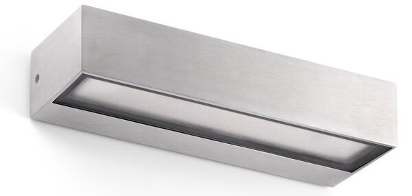 FARO BARCELONA Aplică LED de exterior Toluca, aluminiu, Metalic, Metal, Modern