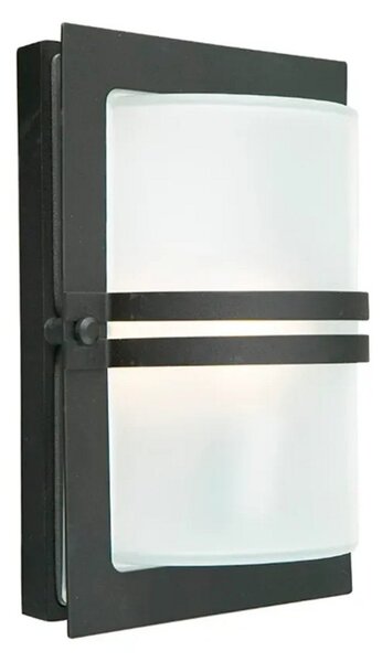 Basel LED Aplica de Exterior Frosted/Black - Norlys
