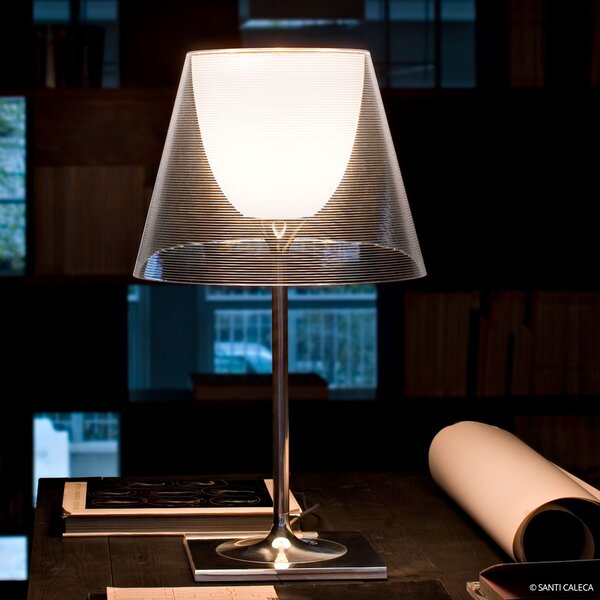 FLOS KTribe T2 lampă de masă transparentă, reglabil, Transparent, Camera de zi / sufragerie, Plastic, Design