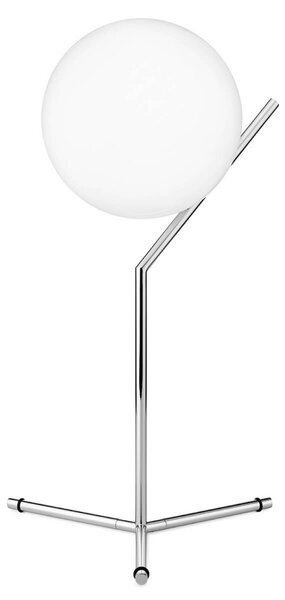 FLOS IC T1 High Lampă de masă, crom lucios, reglabil, Metalic, Camera de zi / sufragerie, Metal, Design