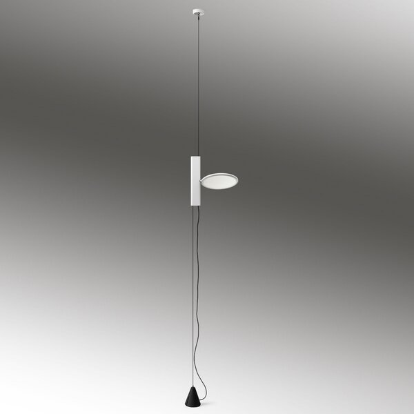 FLOS OK - lampă suspendată LED în picioare alb, reglabil, Alb, Camera de zi / sufragerie, Metal, Design, Stand altcineva