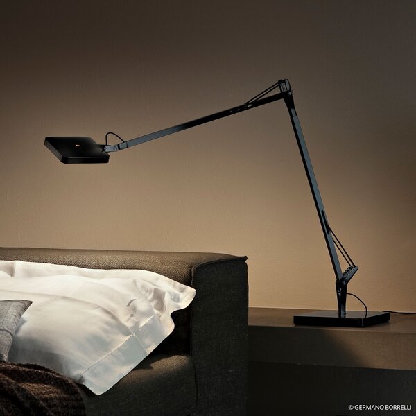 FLOS Lampa de masă Kelvin LED în negru, Negru, Studiu / Birou, Metal, Design