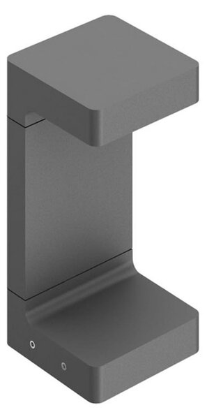 Flos Architectural FLOS Casting C 100 lampă postament 20 cm, antracit, Negru, Metal, Modern