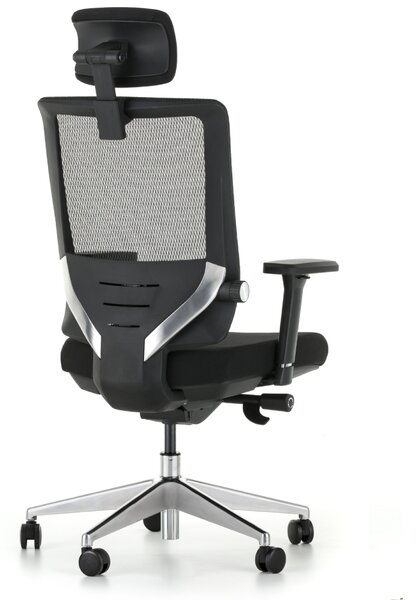Scaun de birou Ergolux, negru
