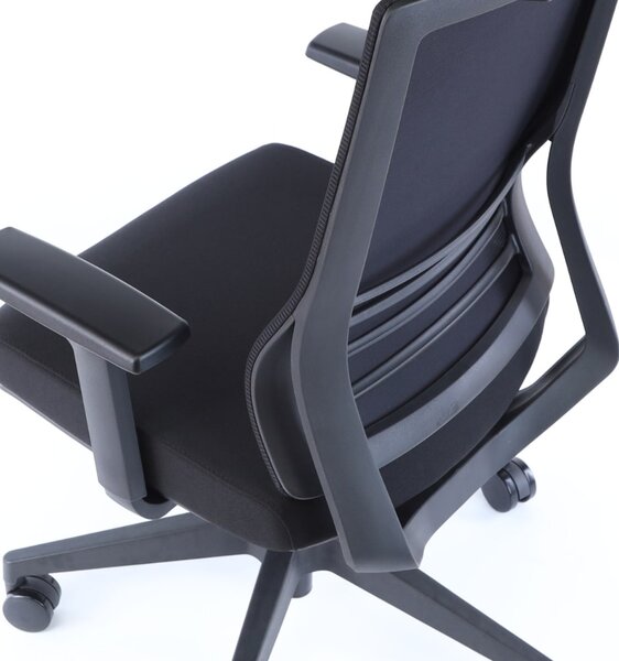 Scaun de birou Claudio 1 + 1 GRATUIT, negru