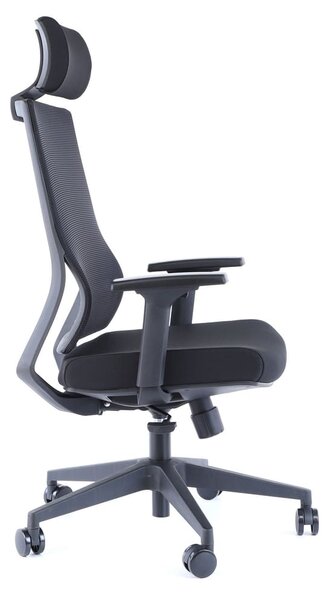 Scaun de birou Claudio 1 + 1 GRATUIT, negru