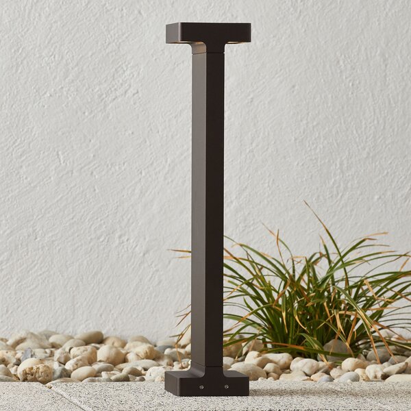 Flos Architectural FLOS Casting T 100- lampă LED postament 50 cm maro, Maro / Rugină, Metal, Modern