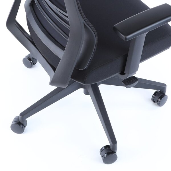 Scaun de birou Claudio 1 + 1 GRATUIT, negru