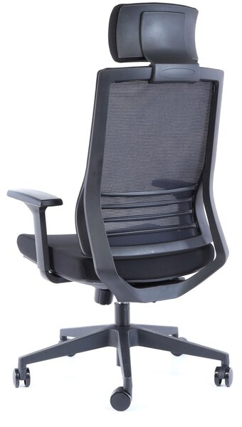 Scaun de birou Claudio 1 + 1 GRATUIT, negru