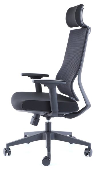Scaun de birou Claudio 1 + 1 GRATUIT, negru