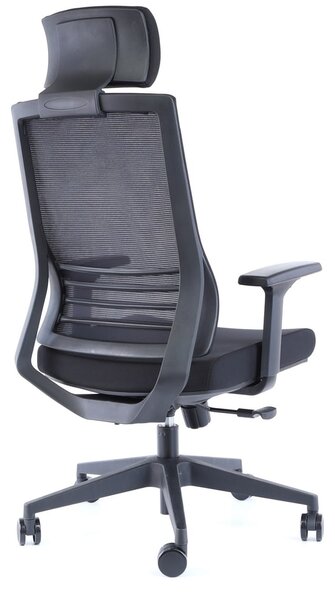 Scaun de birou Claudio 1 + 1 GRATUIT, negru