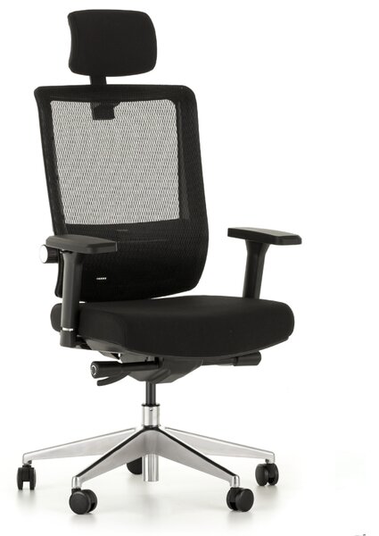 Scaun de birou Ergolux, negru