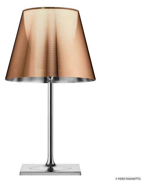 FLOS Lampa de masă KTribe T2, bronz, reglabil, Metalic, Camera de zi / sufragerie, Plastic, Design