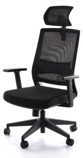 Scaun de birou Falco 1 + 1 GRATUIT, negru