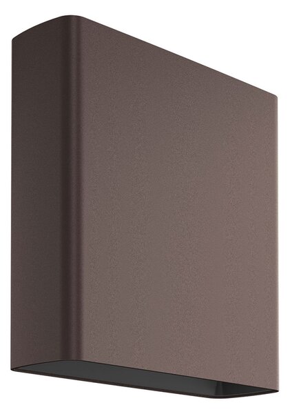 Flos Architectural FLOS Climber Down aplică LED exterior 17,5cm 10°, Maro / Rugină, Metal, Modern, Perete unghiular