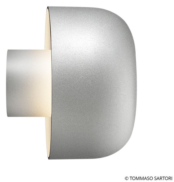 Flos Architectural FLOS Bellhop, aplice de exterior, 2.700 K, gri, Metal, Design