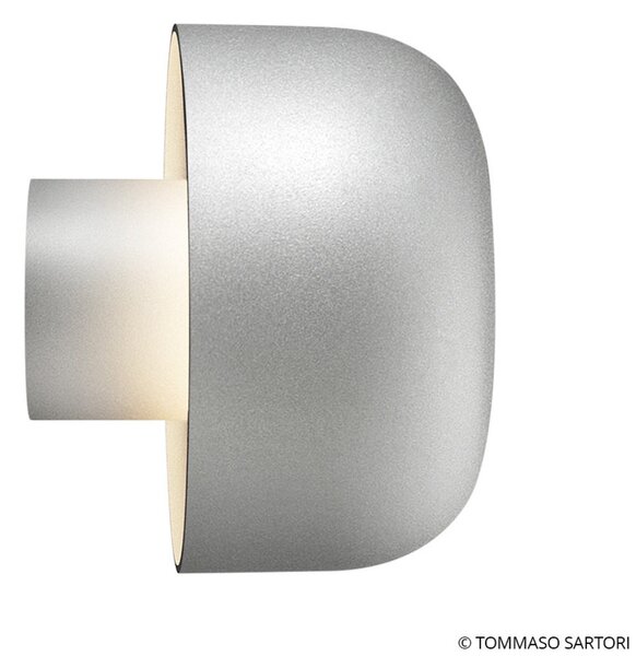 Flos Architectural FLOS Bellhop aplică de exterior, 4.000 K gri, Metal, Design