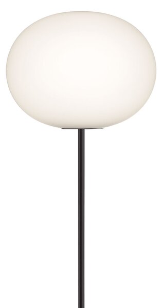 FLOS Glo-Ball F3 lampadar, negru, reglabil, Alb, Camera de zi / sufragerie, Sticlă, Design