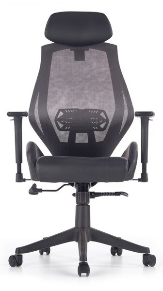 Scaun de birou Hasel, negru/gri