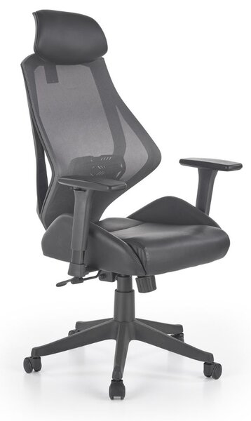 Scaun de birou Hasel, negru/gri