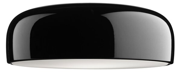 FLOS Smithfield C plafonieră negru lucios E27, reglabil, Negru, Camera de zi / sufragerie, Metal, Design