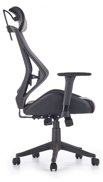 Scaun de birou Hasel, negru/gri