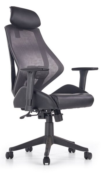 Scaun de birou Hasel, negru/gri