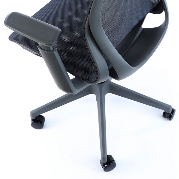 Scaun de birou Lareno, negru/gri