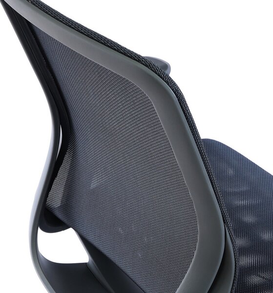 Scaun de birou Lareno, negru/gri