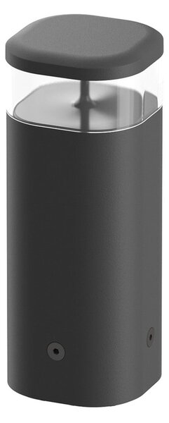 Flos Architectural FLOS Pointbreak Bollard 2, 2.700K antracit 30cm, Negru, Metal, Design