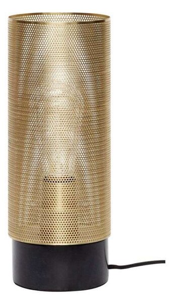 Lampă de masă Hübsch, Auriu / Alamă, Camera de zi, Metal