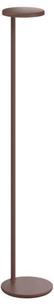 Flos Architectural FLOS Oblique Floor lampă de podea LED 927 USB maro, reglabil, Maro / Rugină, Camera de zi / sufragerie, Metal, Proiector suspendat