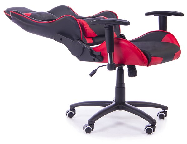 Scaun de birou Racer, negru/rosu