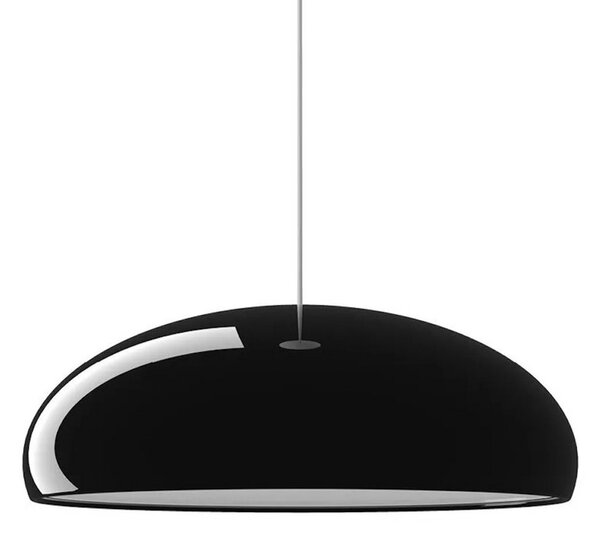 Fontana Arte Pangen - lampă suspendată retro negru, reglabil, Negru, Camera de zi / sufragerie, Metal, Design