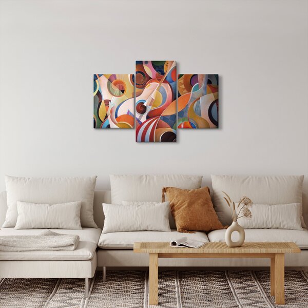 Tablou - Abstract muzical (90x60 cm)