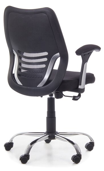 Scaun de birou Santos, negru/albastru