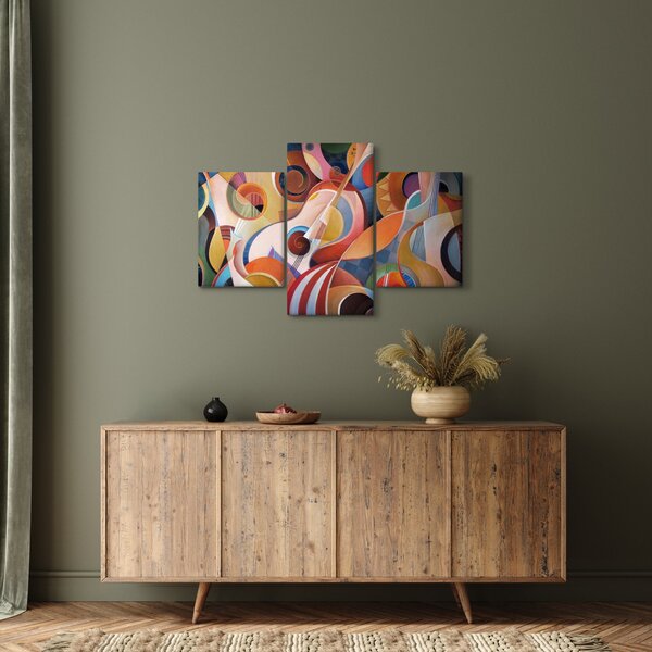 Tablou - Abstract muzical (90x60 cm)