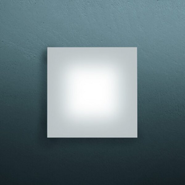 Fontana Arte Sole - plafonieră cu LED plat 12 cm, reglabil, Alb, Camera de zi / sufragerie, Plastic, Design, Perete unghiular