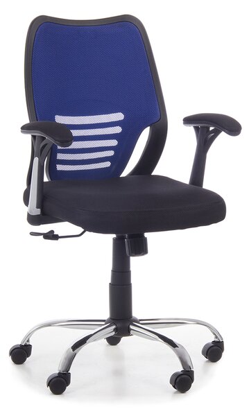 Scaun de birou Santos, negru/albastru