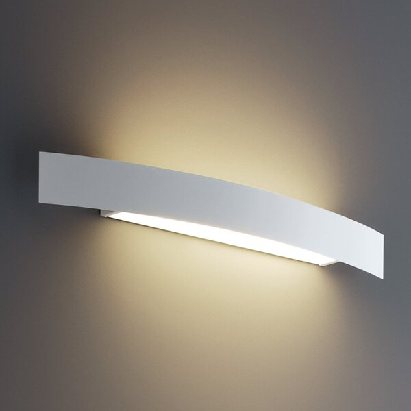 Fontana Arte Riga - aplică de perete LED modernă, reglabil, Alb, Camera de zi / sufragerie, Metal, Design
