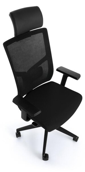 Scaun de birou Tauro, negru