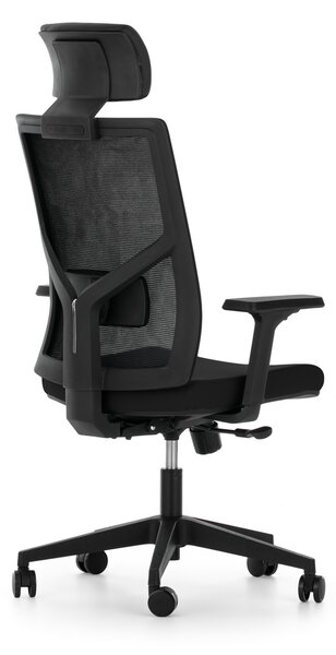 Scaun de birou Tauro, negru