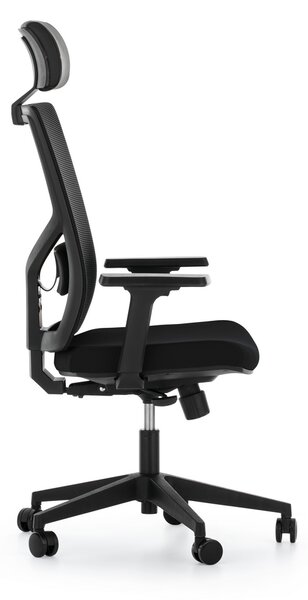 Scaun de birou Tauro, negru