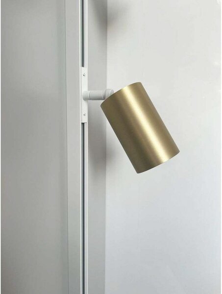 Designline Tube Spot PRO Alb/Alamă - Antidark