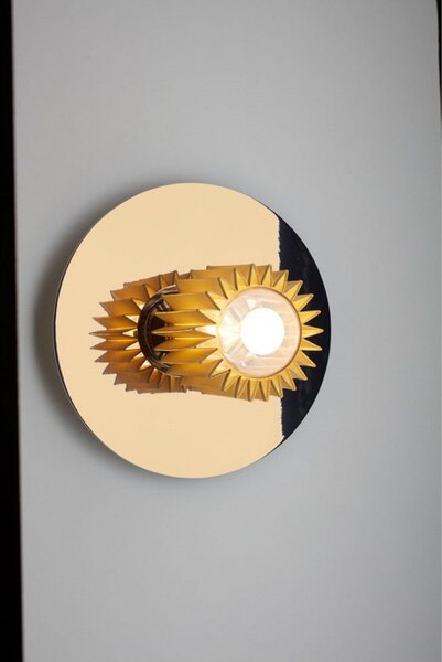 Lampă de perete DCW, Auriu / Alamă, Camera de zi, Metal