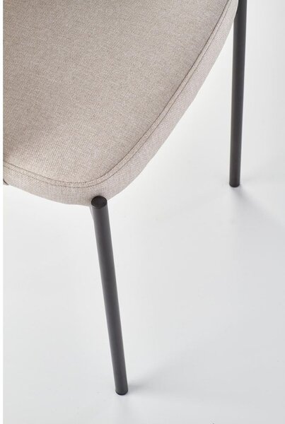 Scaun de bucaterie Alanna, bej/negru