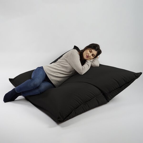 Fotoliu tip Perna Magic Pillow, Material Impermeabil - Negru