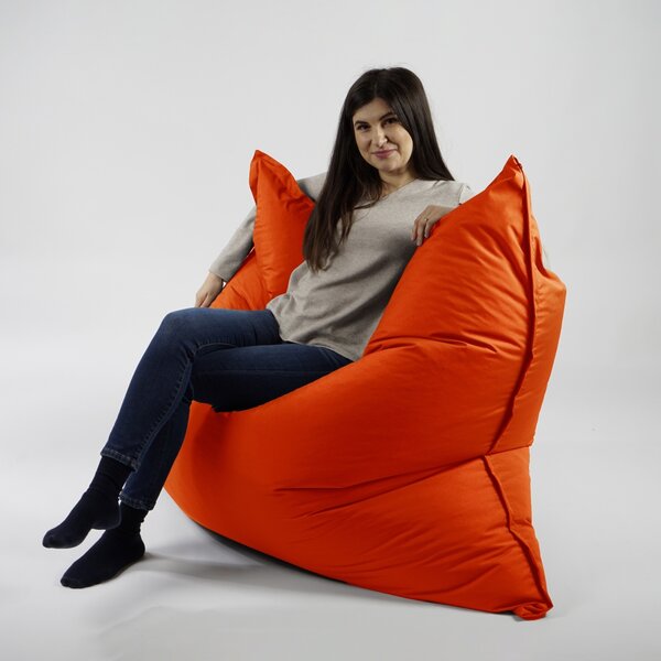 Fotoliu tip Perna Magic Pillow, Material Impermeabil - Neon Orange