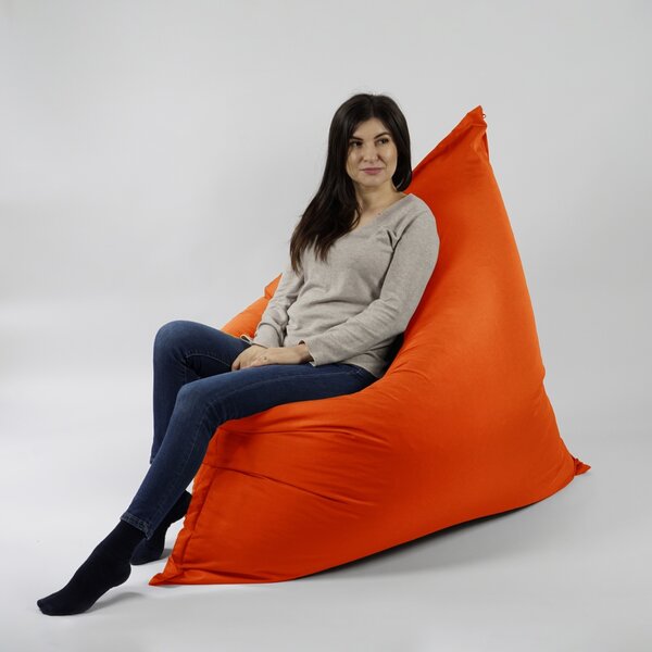 Fotoliu tip Perna Magic Pillow, Material Impermeabil - Neon Orange