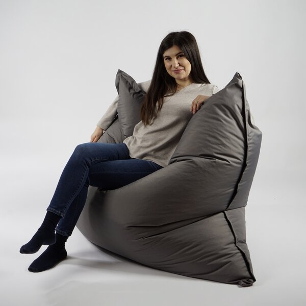 Fotoliu tip Perna Magic Pillow, Material Impermeabil - Grey